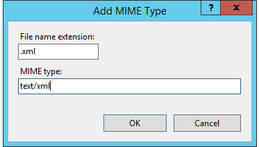 اضافه کردن mime type در iis manager